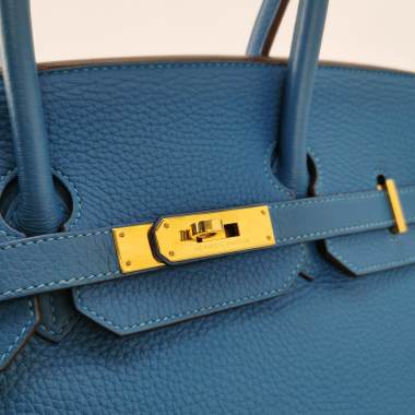 PrelovedHermes Birkin35 bag Togo 7Q 10108