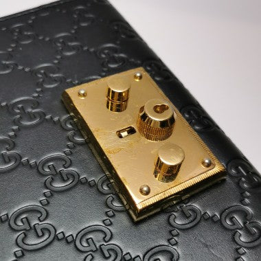 PrelovedGucci PadlockSmallGucci SignatureBlack10048