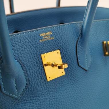 PrelovedHermes Birkin35 bag Togo 7Q 10108