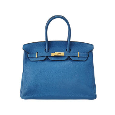 PrelovedHermes Birkin35 bag Togo 7Q 10108