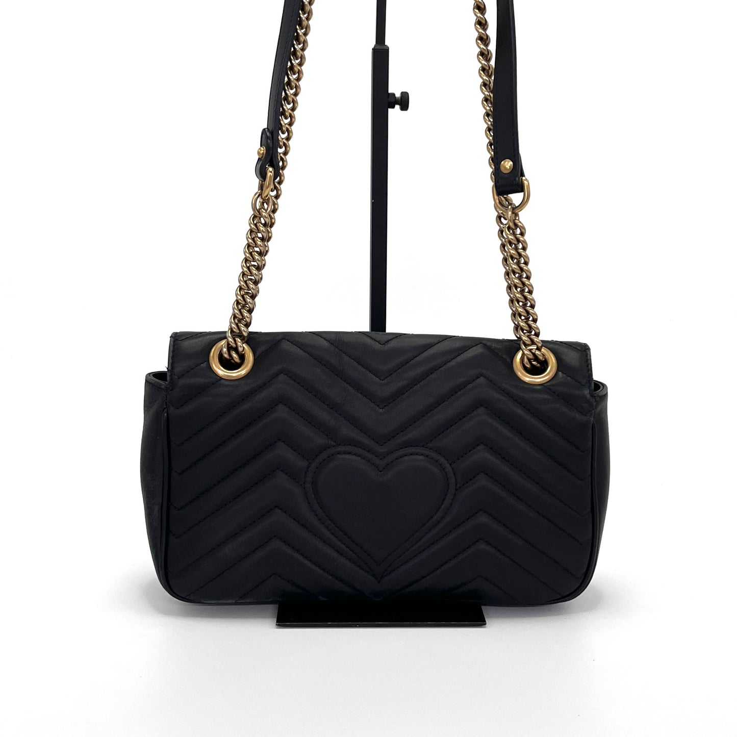 GUCCI Marmont Black Bag25*15*7cm
3102606162940