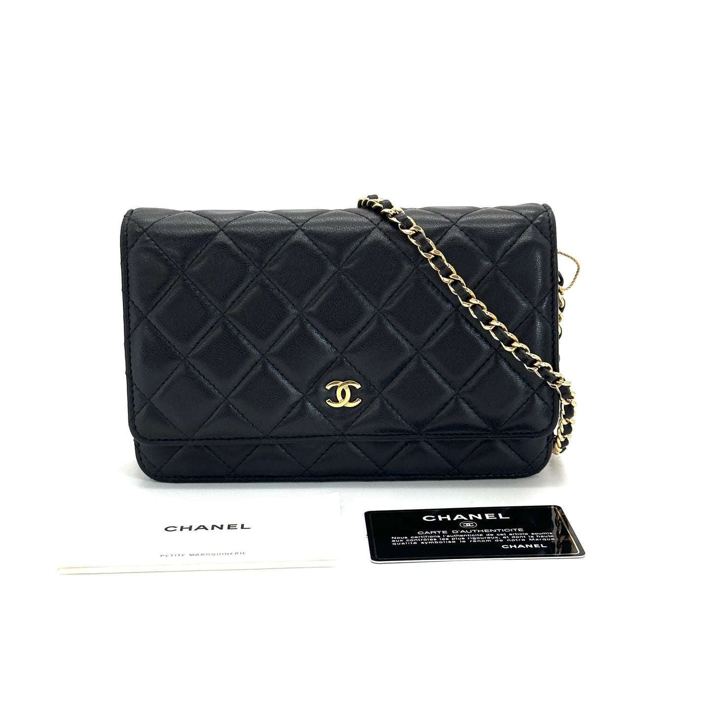 CHANEL woc Black Lambskin 19*12*4cm
3022607224566